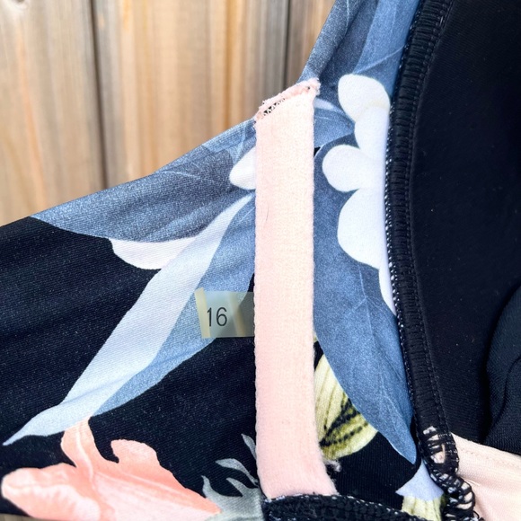 Everything But Water Floral Underwire Halter Bikini Top - Picture 3 of 6